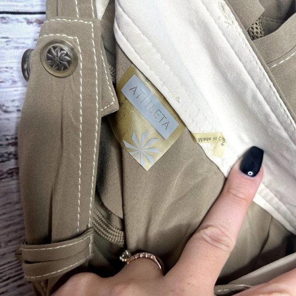 Athleta Wear About Pleated Athletic Skirt Skort Tan 2 - Picture 4 of 4